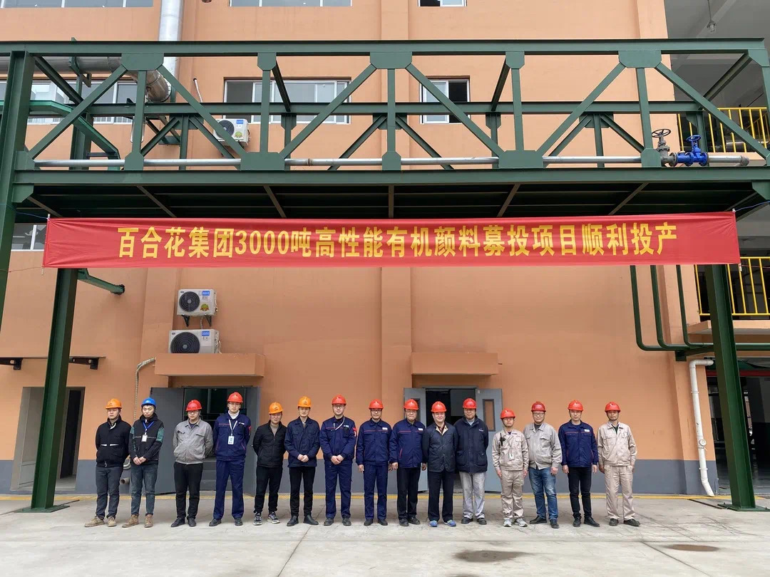 AG geme花集团年产3000吨高性能有机颜料募投项目顺利投产